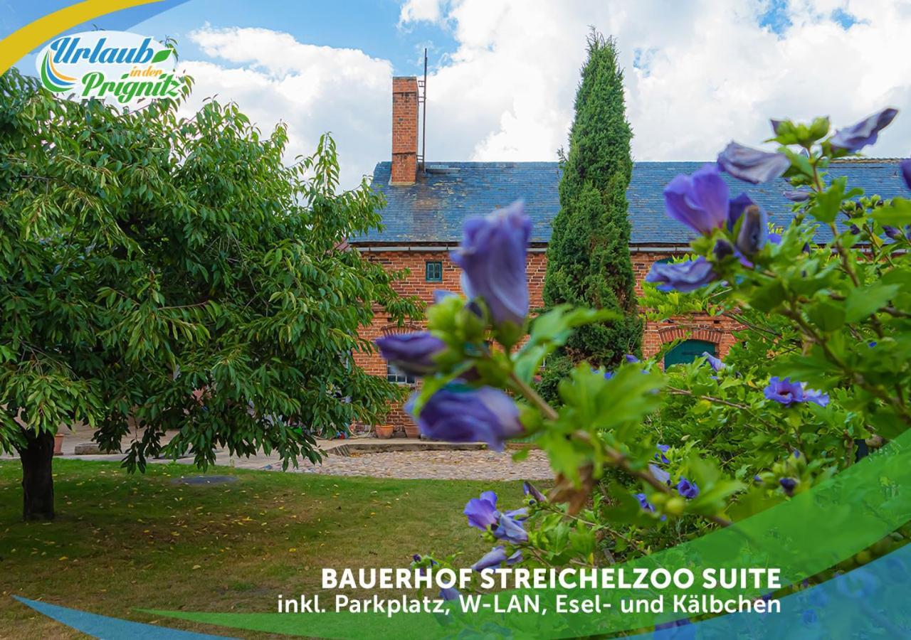 Bauernhof-Streichel-Zoo-Kombi-Familien-Suite-Im-Wald-Am-See Gulow Екстериор снимка